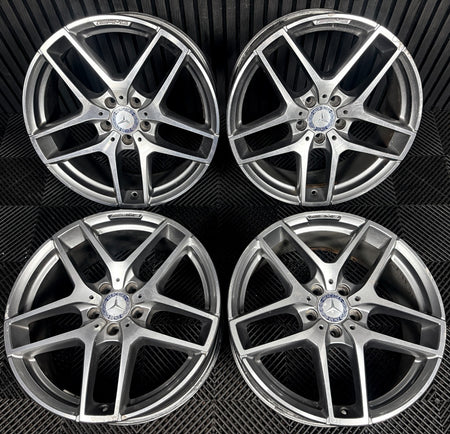 19'' Mercedes AMG GLC Grey DC Sport Alloy Wheels 5X112 Genuine A2534011800