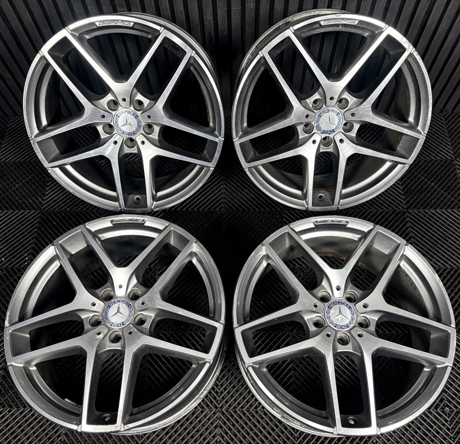 19'' Mercedes AMG GLC Grey DC Sport Alloy Wheels 5X112 Genuine A2534011800
