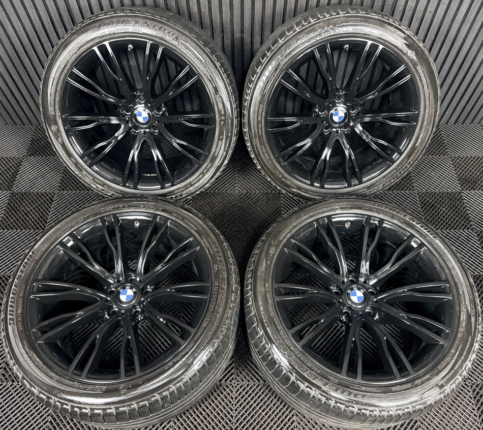 20'' BMW X5 F15 X6 F16 551 Black M Sport Alloy Wheels Tyres Alloys Genuine