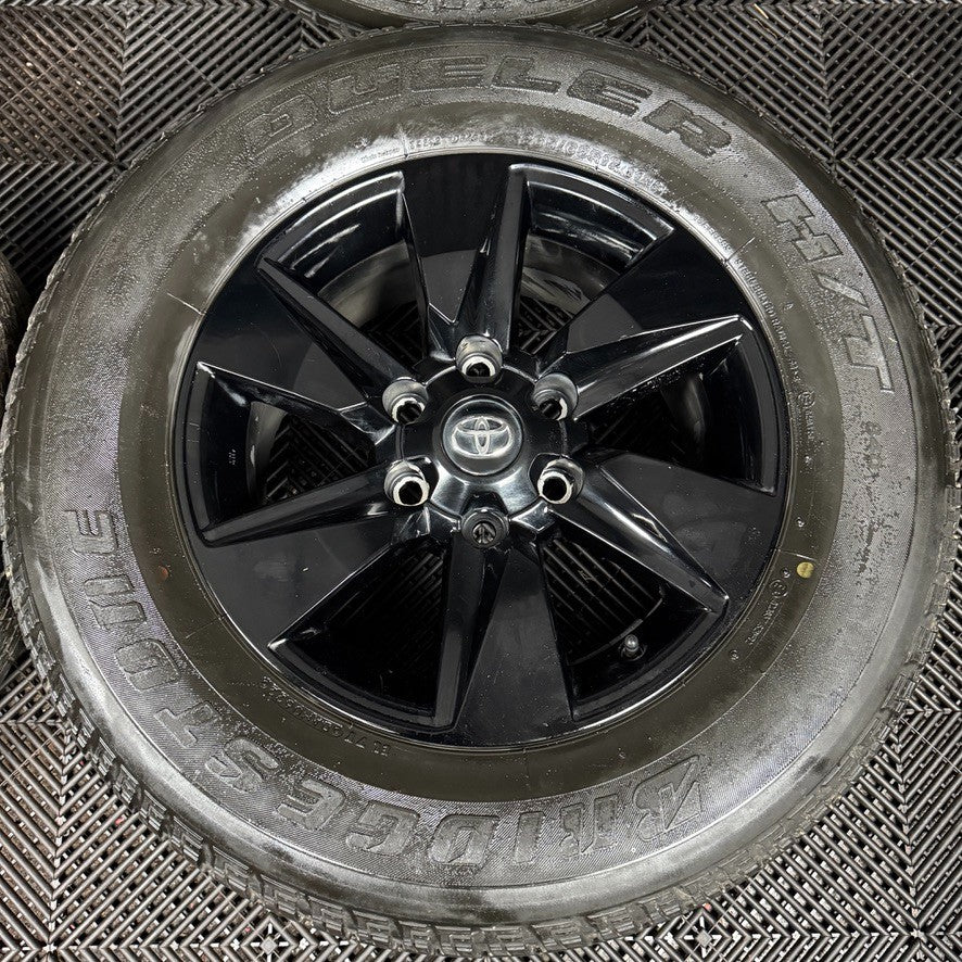17'' GENUINE TOYOTA LAND CRUISER CANYON PRADO WHEELS TYRES ALLOYS PZ49Q-J0670-ZE