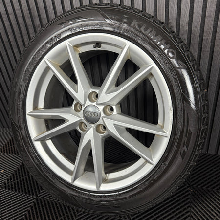 1X 18'' GENUINE AUDI Q2 S LINE 5 DOUBLE SPOKE ALLOY WHEEL TYRE 81A601025F
