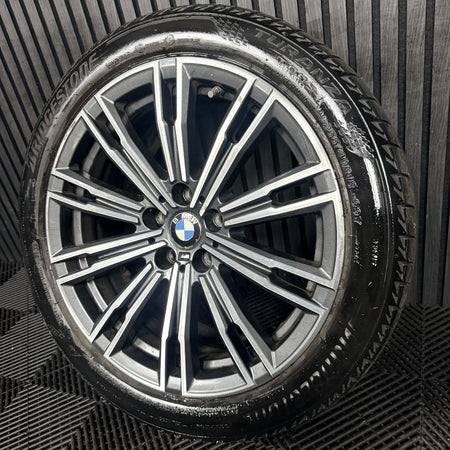 1X 18'' BMW 3 Series 790 M Sport Grey DC 4 G20 8089891 Alloy Wheel Rear Genuine