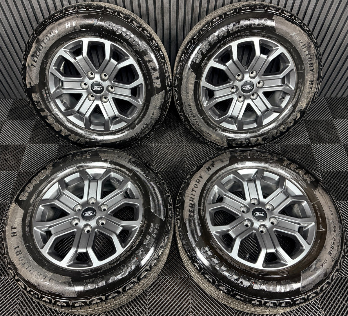 18'' Ford Ranger Grey Wildtrak Alloy Wheels Tyres Alloys Genuine N1WC-1007-E1B