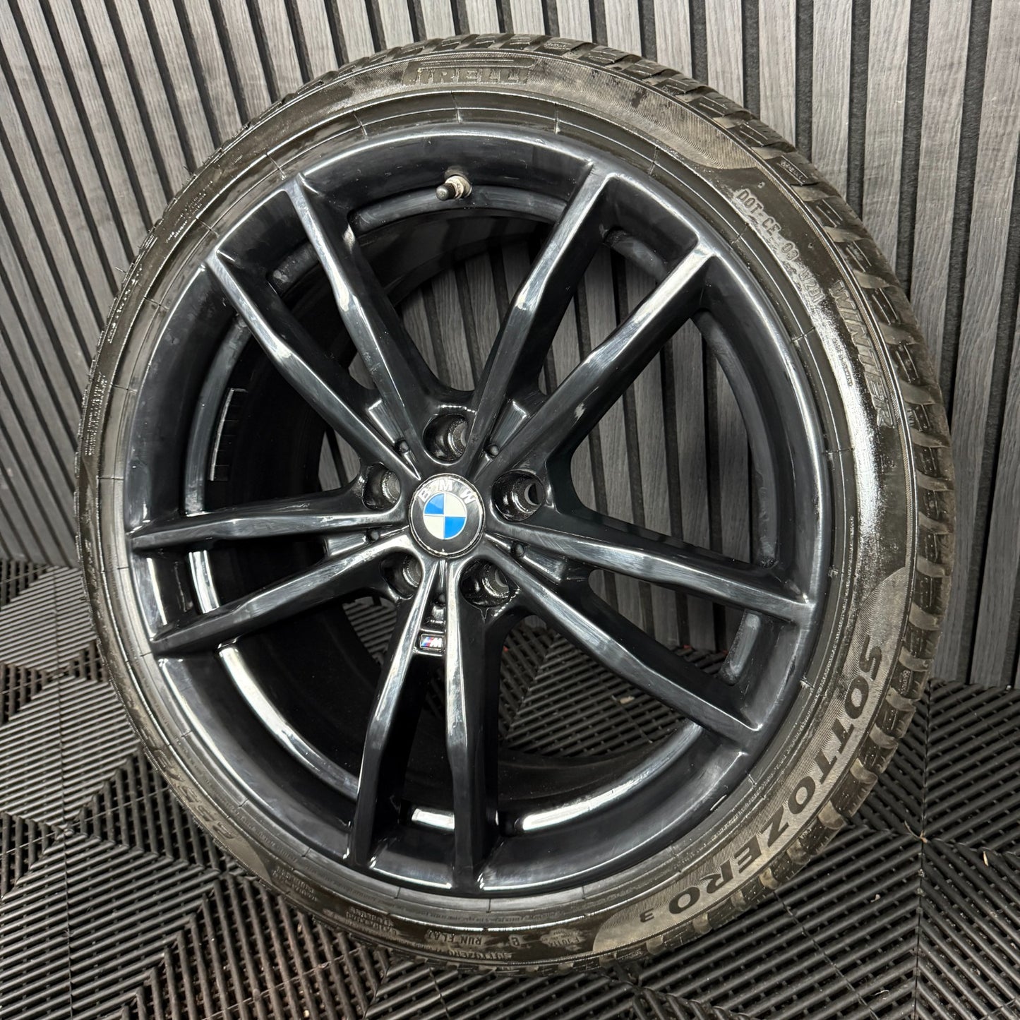 1X 19'' GENUINE BMW 3 SERIES 791 M SPORT 4 G20 BLACK ALLOY WHEEL 8090095 REAR