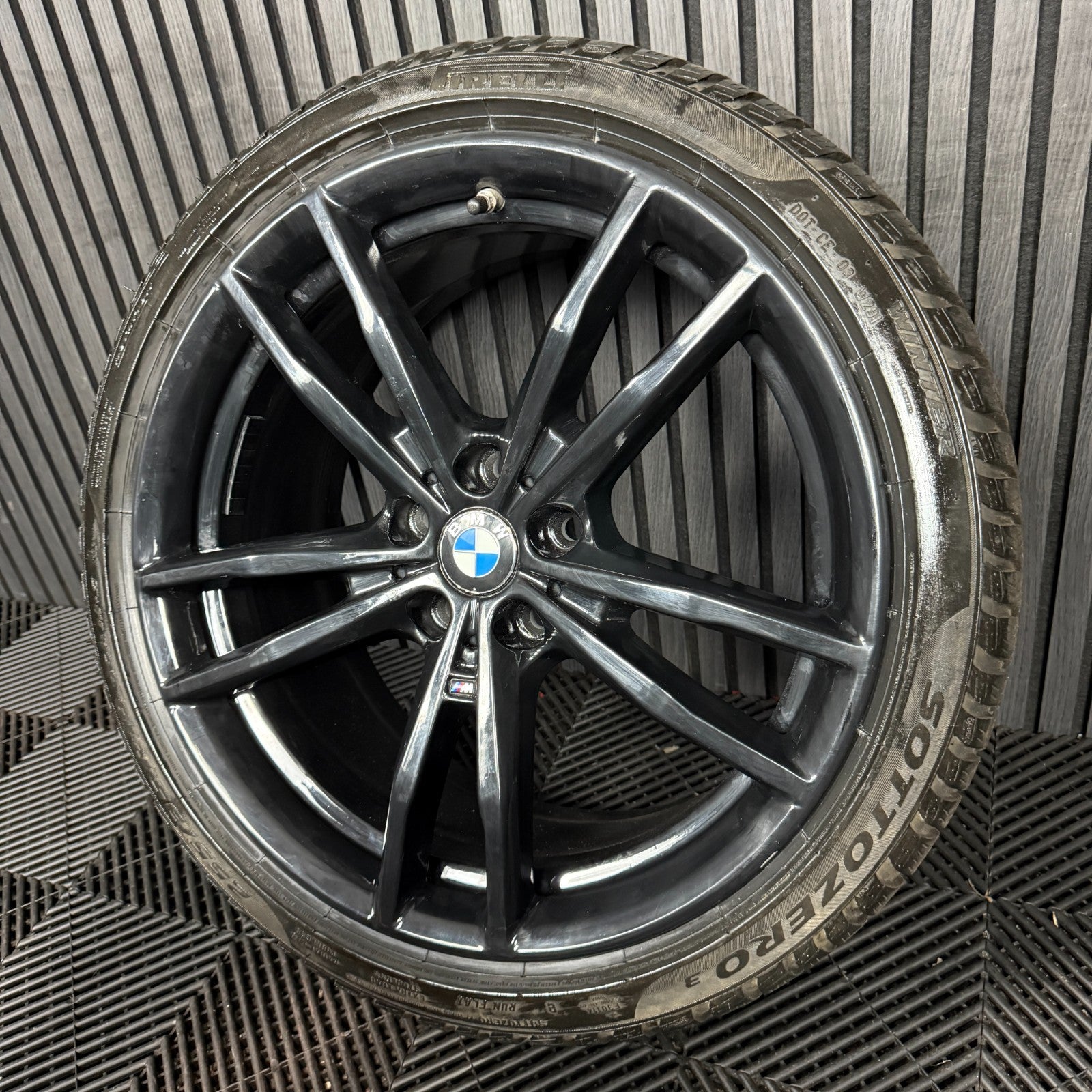 1X 19'' GENUINE BMW 3 SERIES 791 M SPORT 4 G20 BLACK ALLOY WHEEL 8090095 REAR