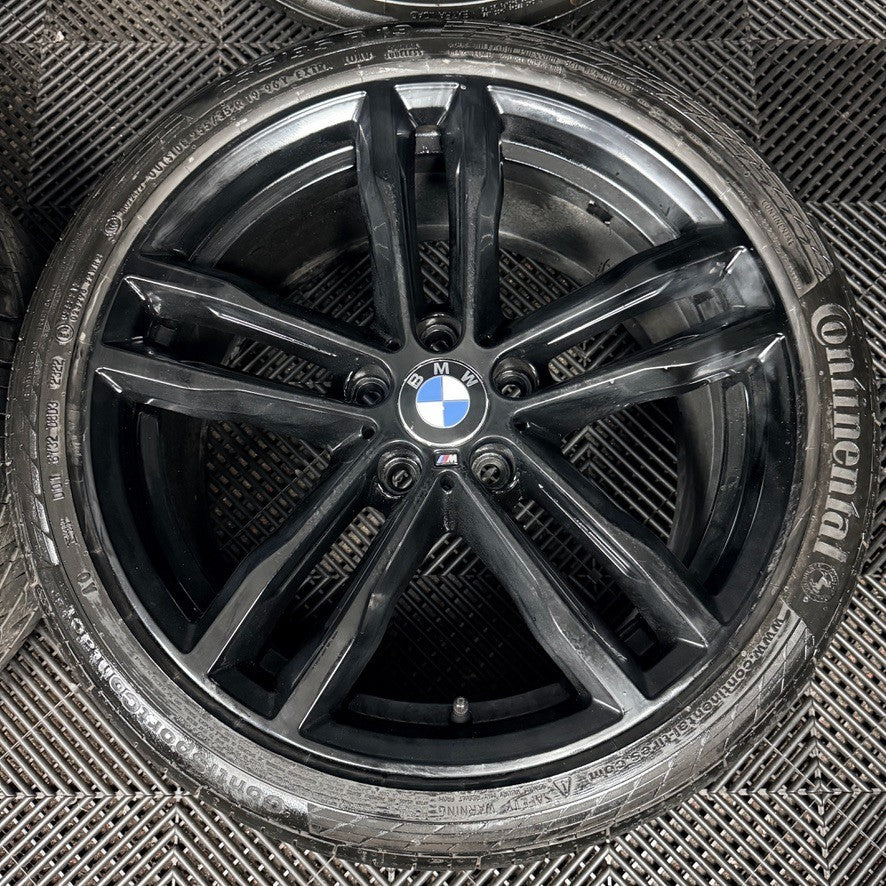 19" BMW 3 Series 704 Black M Sport F30 F31 F32 E90 Alloy Wheels Tyres Genuine