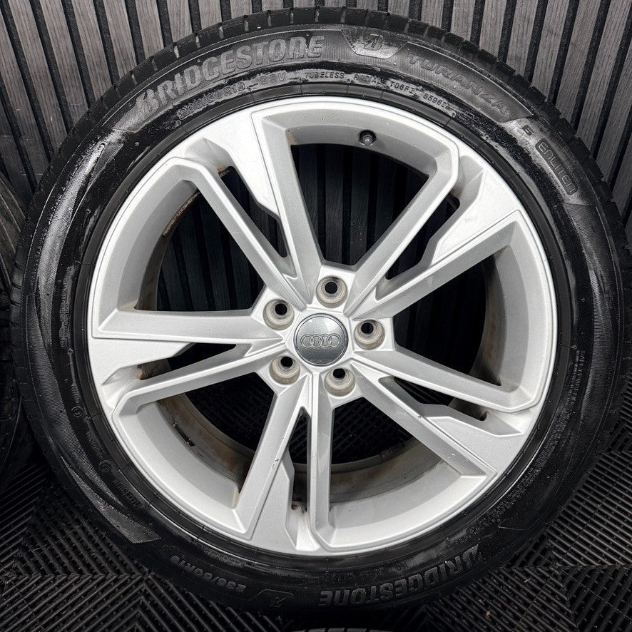 19'' Audi Q3 S Line 5 Double Spoke Alloy Wheels Tyre Alloys 83A601025M Genuine