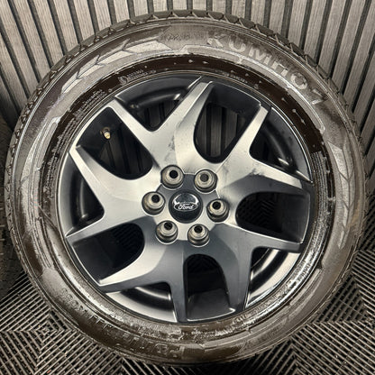 17" GENUINE FORD TRANSIT CUSTOM GREY ALLOY WHEELS TYRES MK9 2024 6X120