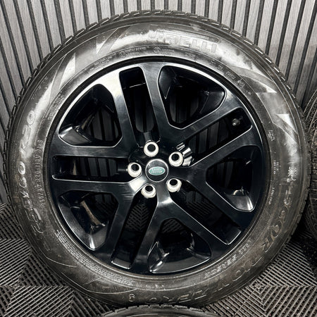 20'' Land Rover Defender Black 5095 Alloy Wheels Tyres Alloys L8BM-CA Genuine