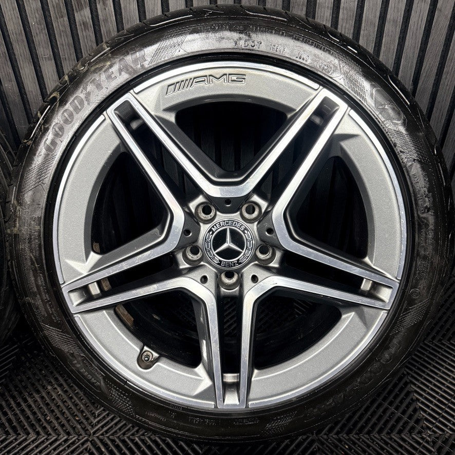 18'' Mercedes Amg A Class Cla B Alloy Wheels Tyres Alloys W177 Genuine