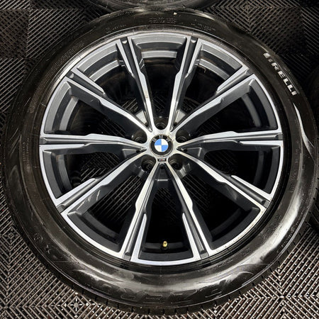 20'' BMW X5 X6 G05 G06 740M Sport Alloy Wheels Alloys Tyres Genuine