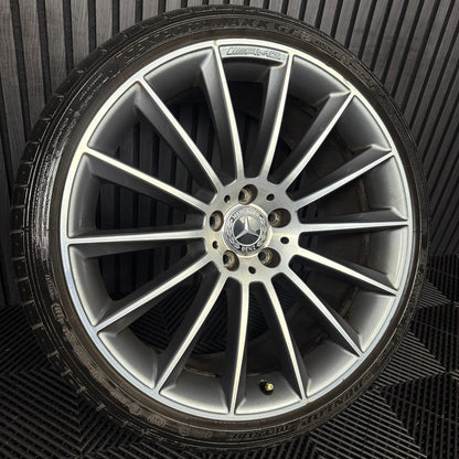 1X 20" GENUINE AMG MERCEDES CLS CLASS GREY DC ALLOY WHEEL W257 REAR A2574012000