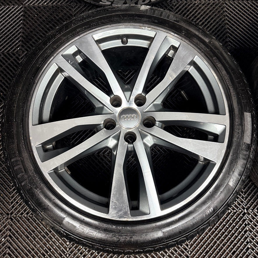 19'' Audi A6 C8 S Line 5 Double Spoke Alloy Wheels Tyres 4K0601025H Genuine