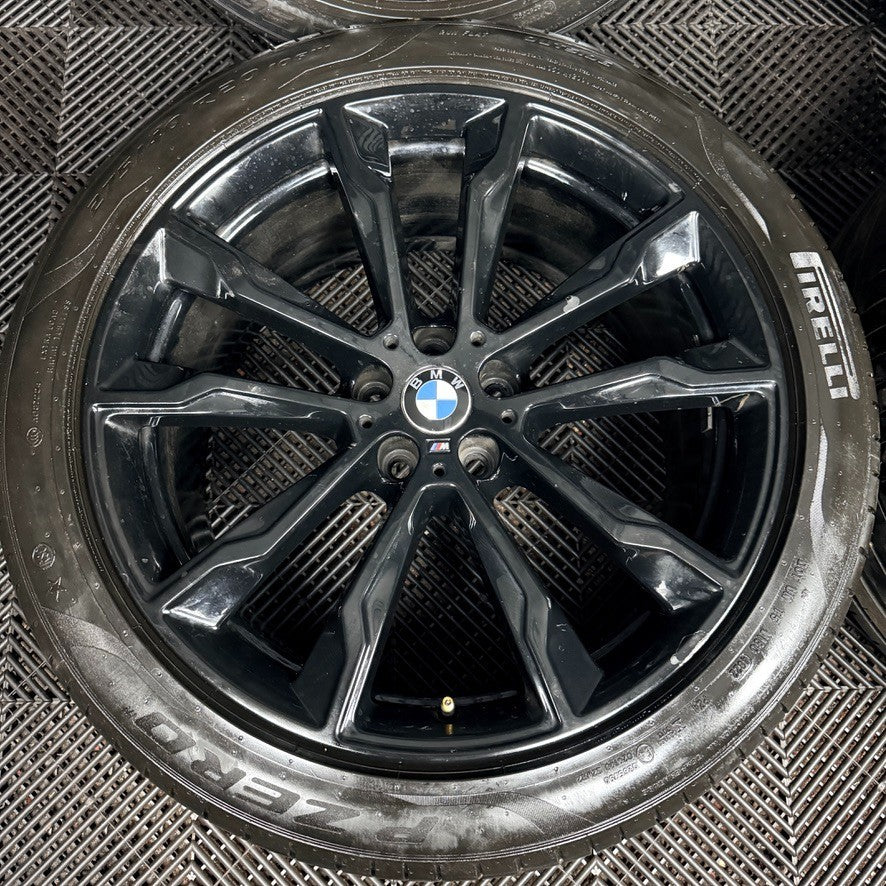 20'' BMW X3 X4 G01 G02 699 Black M Sport Wheels Tyres Alloys 801026 Genuine
