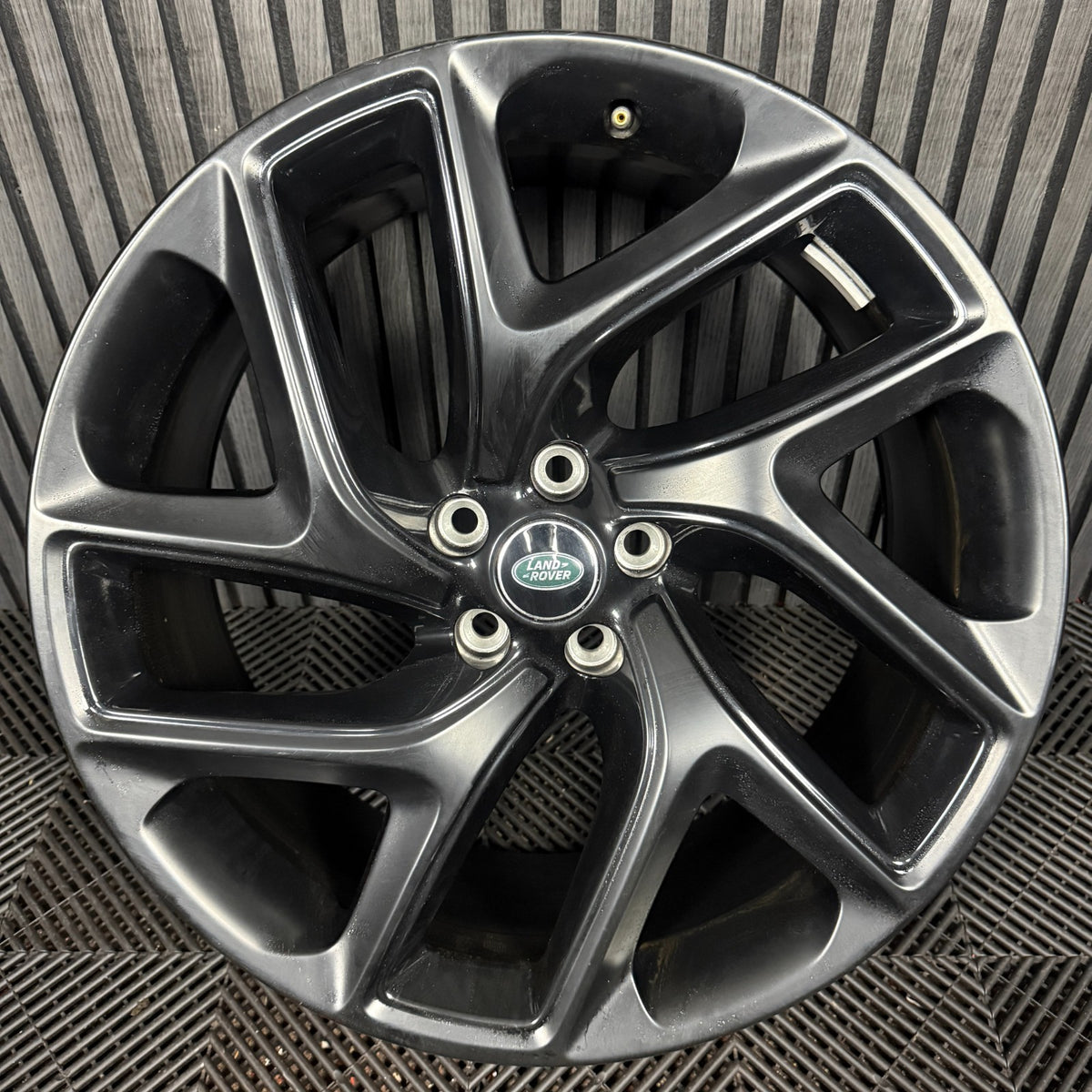 1X 22'' GENUINE RANGE ROVER SPORT LAND BLACK L461 5131 ALLOY WHEEL N9XM-1007-AA