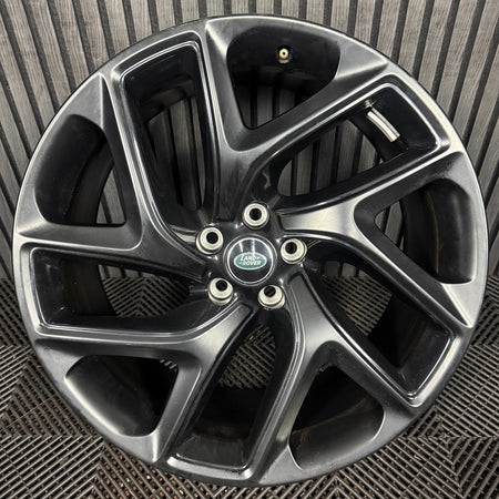 1X 22'' GENUINE RANGE ROVER SPORT LAND BLACK L461 5131 ALLOY WHEEL N9XM-1007-AA