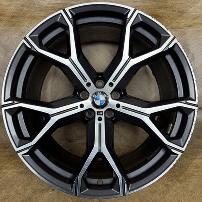 1X 21'' GENUINE BMW X5 X6 741 M SPORT 4 G05 G06 ALLOY WHEEL 8071999 REAR