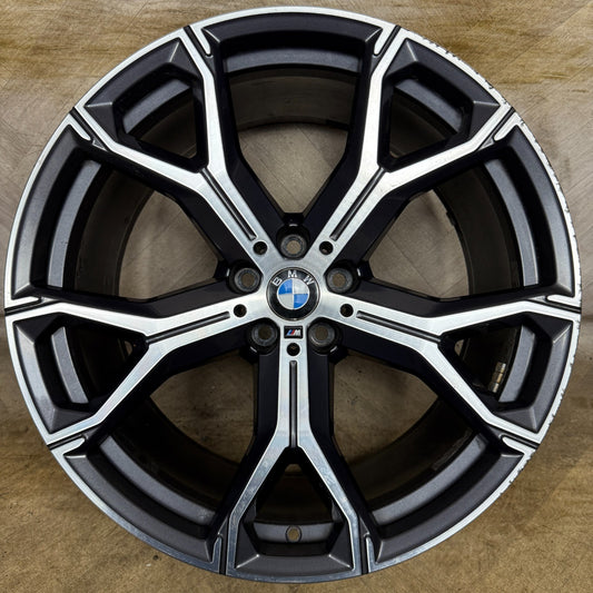 1X 21'' GENUINE BMW X5 X6 741 M SPORT 4 G05 G06 ALLOY WHEEL 8071999 REAR