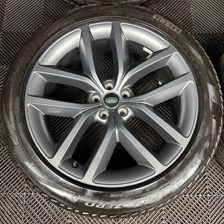 22'' GENUINE RANGE ROVER SPORT GREY L461 L460 5127 WHEELS TYRES ALLOYS N9X2-FB