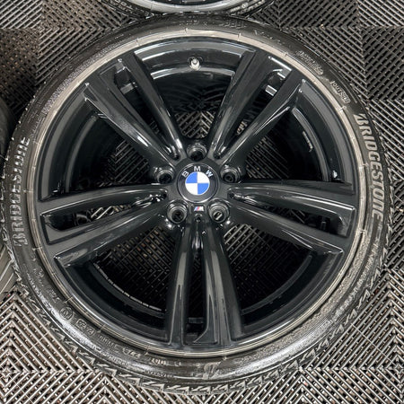 19" BMW 3 Series 442 Black M Sport F30 F31 F32 E90 E92 Alloy Wheel Tyres Genuine