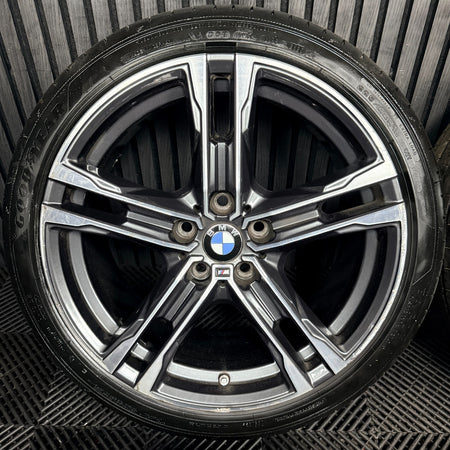18'' BMW 1 Series 819 Grey M Sport 2 F40 F44 Alloy Wheels Tyres 8092352 Genuine