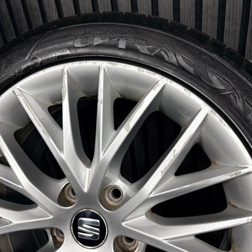 1X 17'' Seat Leon FR MK3 Alloy Wheel Tyre Single Genuine 5F0601025H