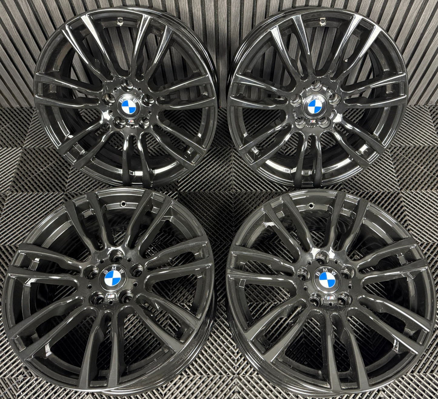 19" GENUINE BMW 3 SERIES 403 BLACK M SPORT F30 F31 F32 E90 E92 ALLOY WHEELS