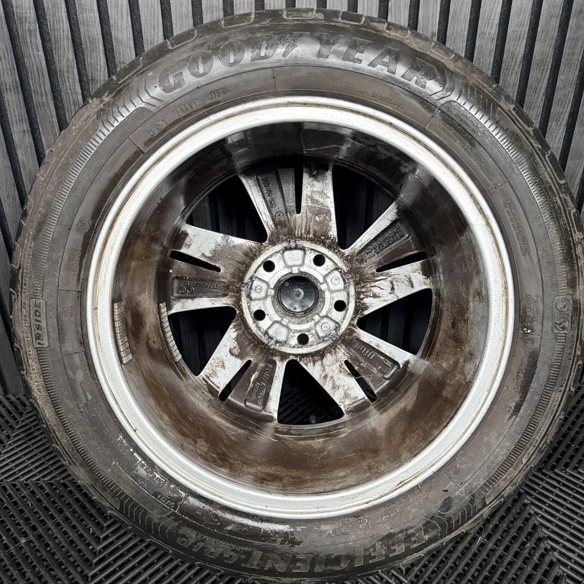 1X 16'' VW Golf MK8 Norfolk Alloy Wheel Tyre GT Single 5H0601025 Genuine