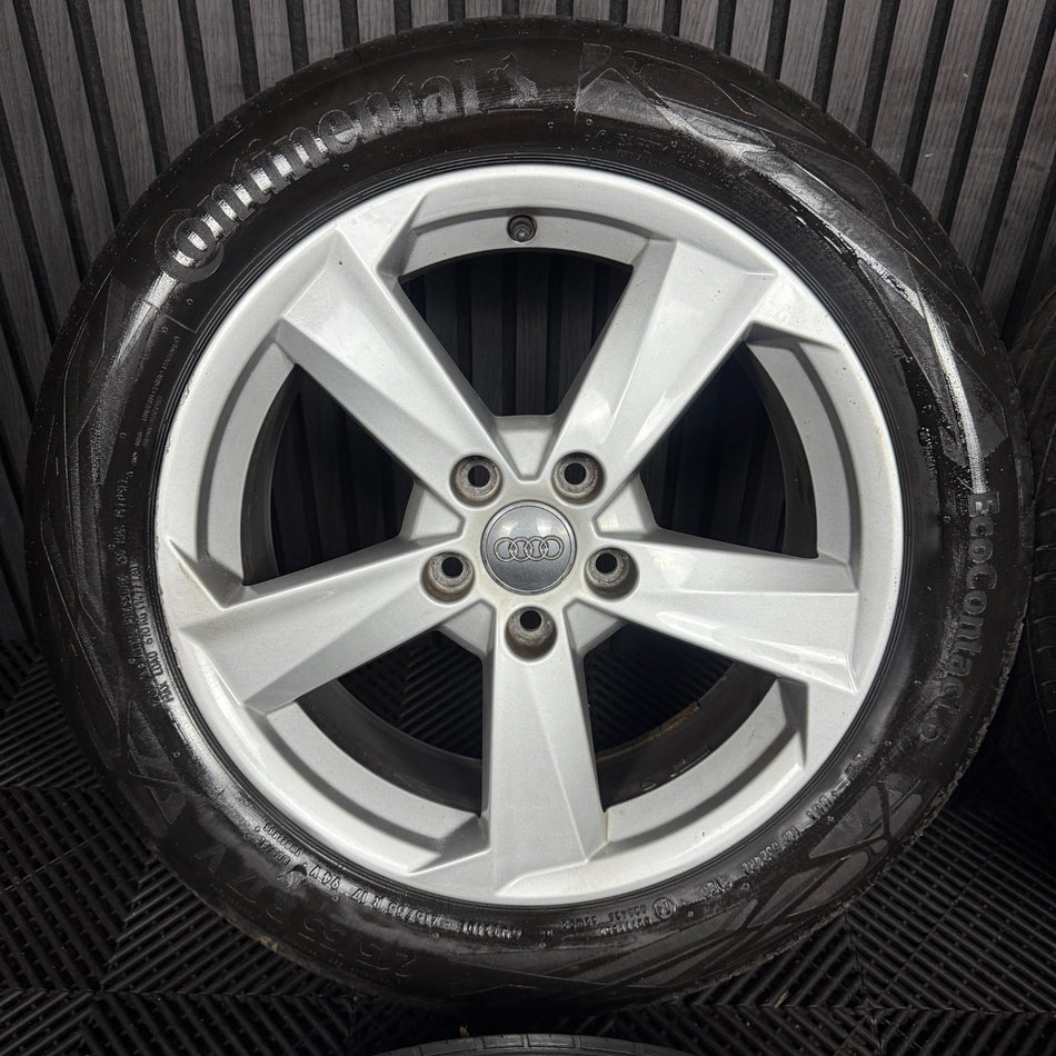 17'' GENUINE AUDI Q2 5 SPOKE ALLOY WHEELS TYRES ALLOYS 81A601025B
