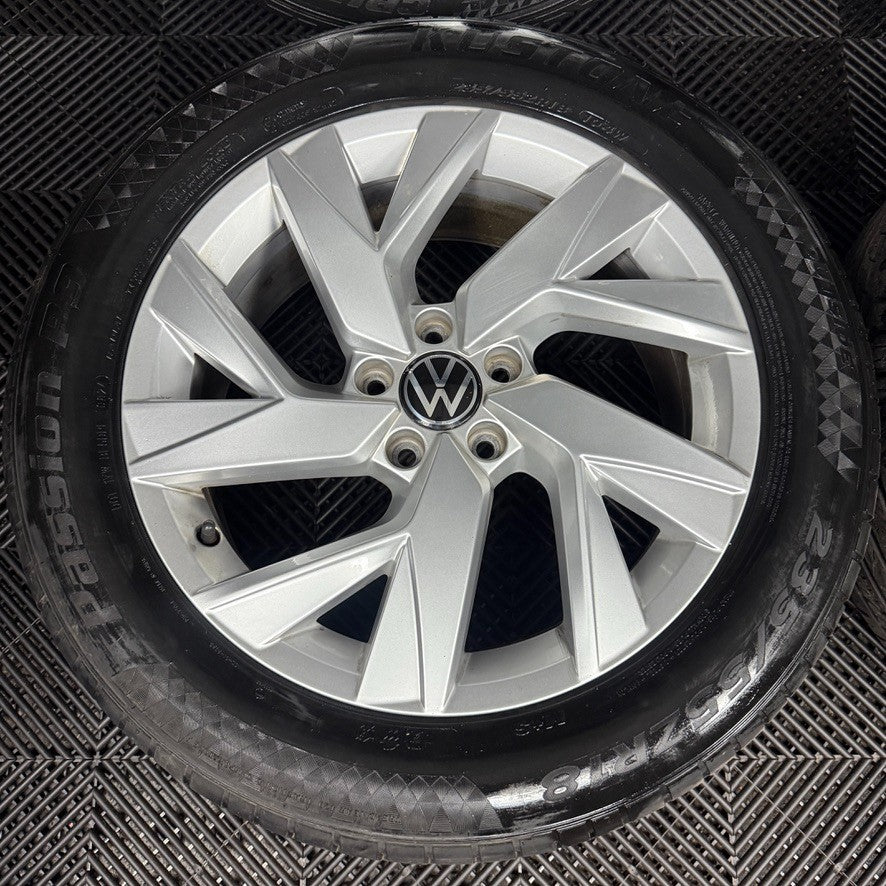 18'' GENUINE VW TIGUAN FRANKFURT MK2 ALLOY WHEELS TYRES ALLOYS 5NA601025AD