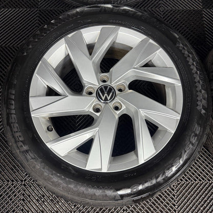 18'' GENUINE VW TIGUAN FRANKFURT MK2 ALLOY WHEELS TYRES ALLOYS 5NA601025AD