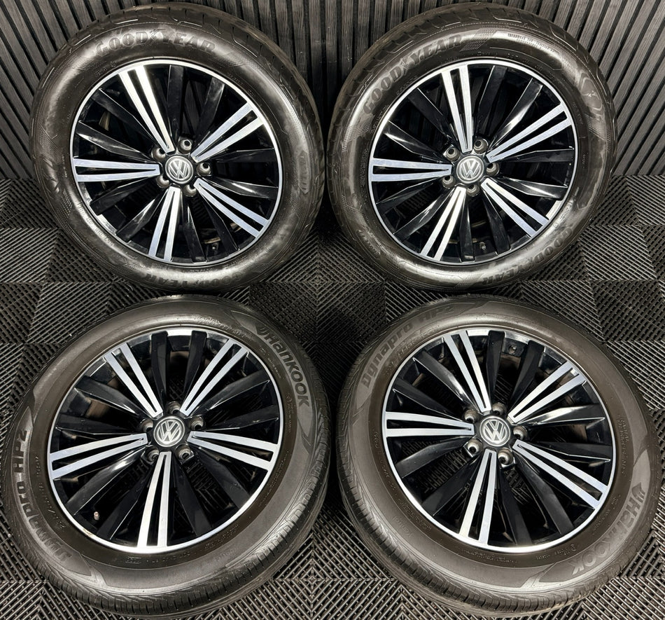 18'' Vw Tiguan Patagonia Mk2 Alloy Wheels Tyres Alloys 5NA601025AB Genuine