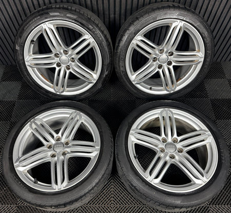 19'' Audi Q3 S Line 5 Triple Segment Wheels Tyres Alloys 8U0601025AC Genuine