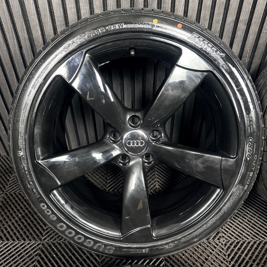 19'' Audi A4 S Line Black Edition B8 B9 Rotor Wheels Alloys 8K0601025CN Genuine