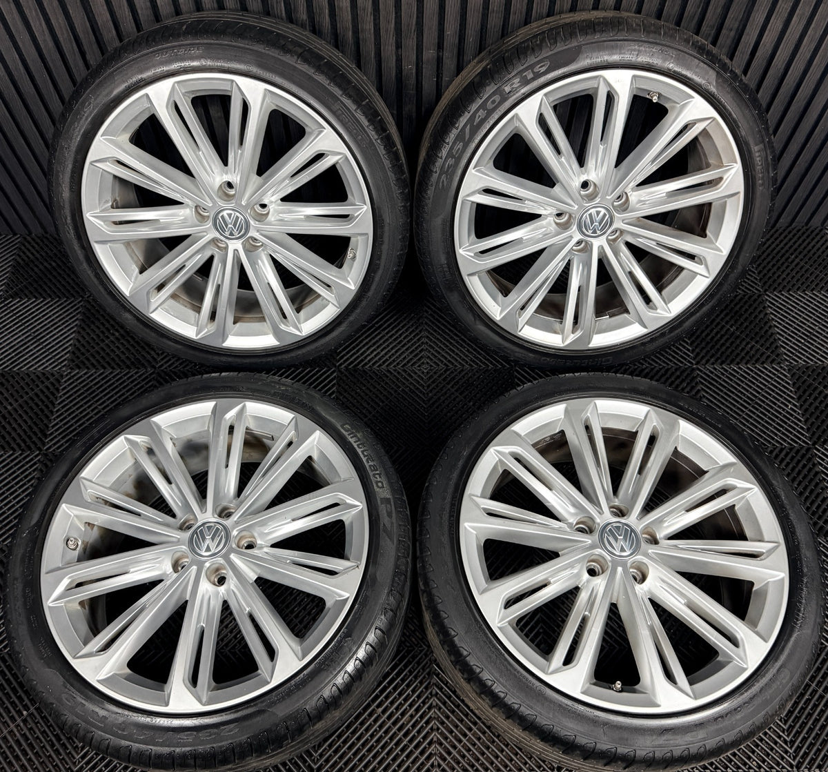 19'' VW Passat B8 Verona R Line Wheels Tyres Alloys 3G0601025R Genuine