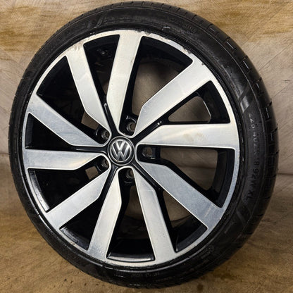 1X 18'' GENUINE VW GOLF GTE GTD GT MARSIELLE MK7 ALLOY WHEEL TYRE 5G0601025AL