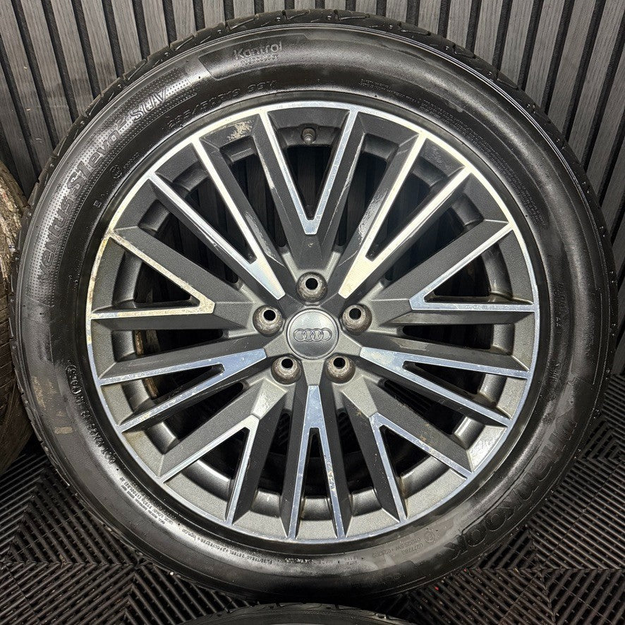 19'' GENUINE AUDI Q3 S LINE MULTISPOKE DC ALLOY WHEELS TYRE ALLOYS 83A601025L