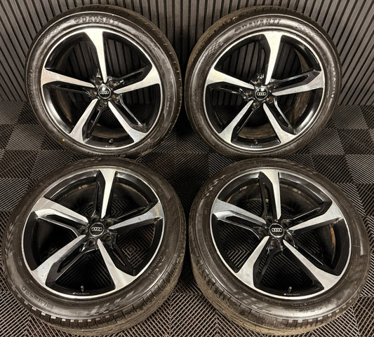 21'' GENUINE AUDI Q7 S LINE RS GREY DC ALLOY WHEELS ALLOYS TYRES 4M0601025S