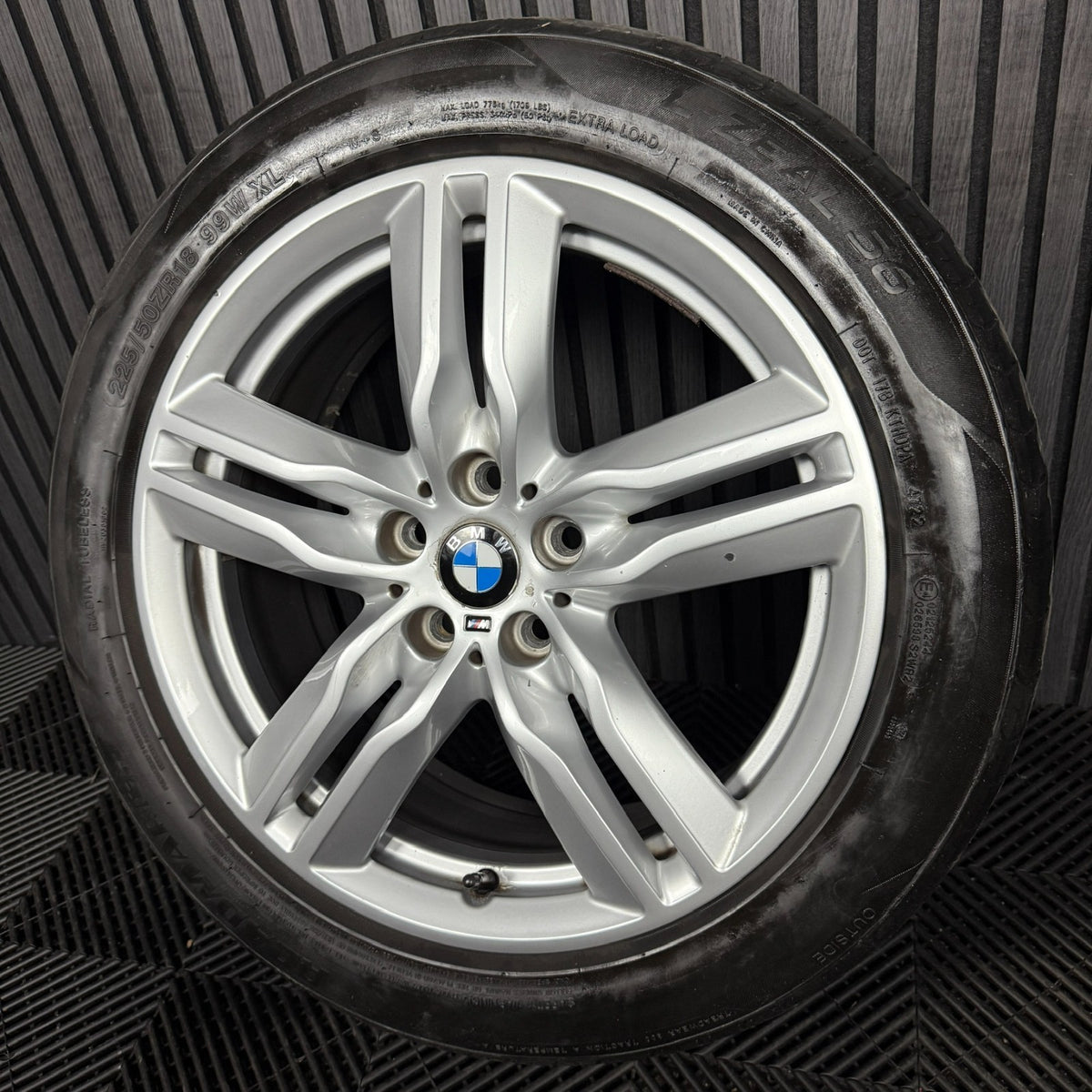 1X 18'' GENUINE BMW X1 570 F48 X2 F39 M SPORT ALLOY WHEEL TYRE 7850456 7.5J ET51