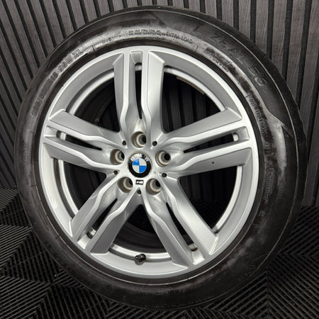 1X 18'' GENUINE BMW X1 570 F48 X2 F39 M SPORT ALLOY WHEEL TYRE 7850456 7.5J ET51
