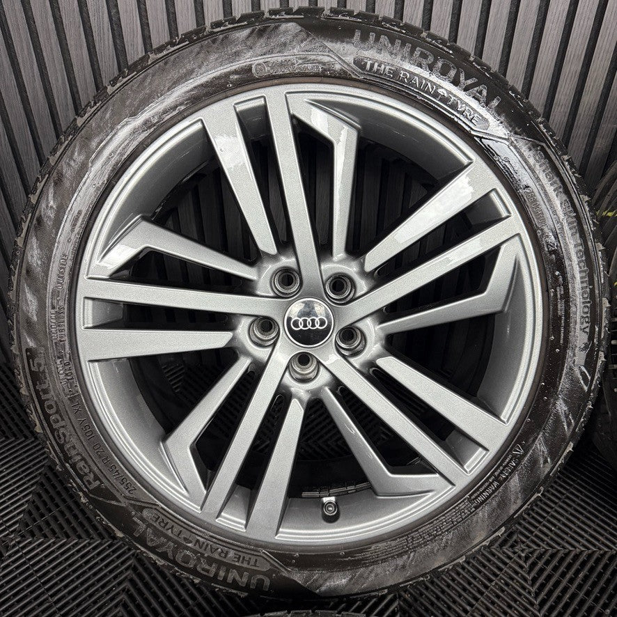 20'' GENUINE AUDI Q5 5 TRIPLE SPOKE GREY SQ5 S LINE WHEEL TYRES ALLOY 80A601025F