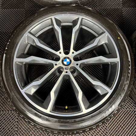 20'' GENUINE BMW X3 X4 G01 G02 699 M SPORT ALLOY WHEELS TYRES ALLOYS 8010268 69