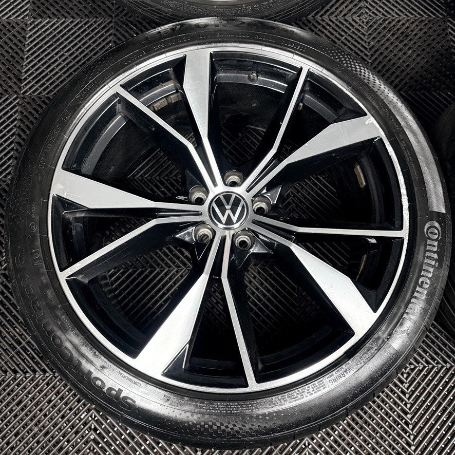 20'' VW Tiguan R Line Misano Alloy Wheels Tyres Alloys 5NA601025AH Genuine