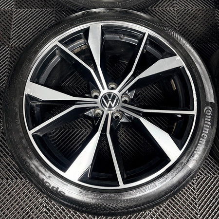 20'' VW Tiguan R Line Misano Alloy Wheels Tyres Alloys 5NA601025AH Genuine