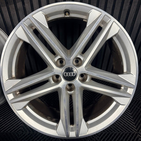 19'' Audi Q5 5 Double Spoke S Line Alloy Wheels 5X112 80A601025G Genuine