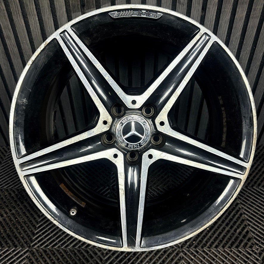1X 18'' Mercedes AMG C Class Sport Alloy Wheel W205 Rear A2054011200 Genuine