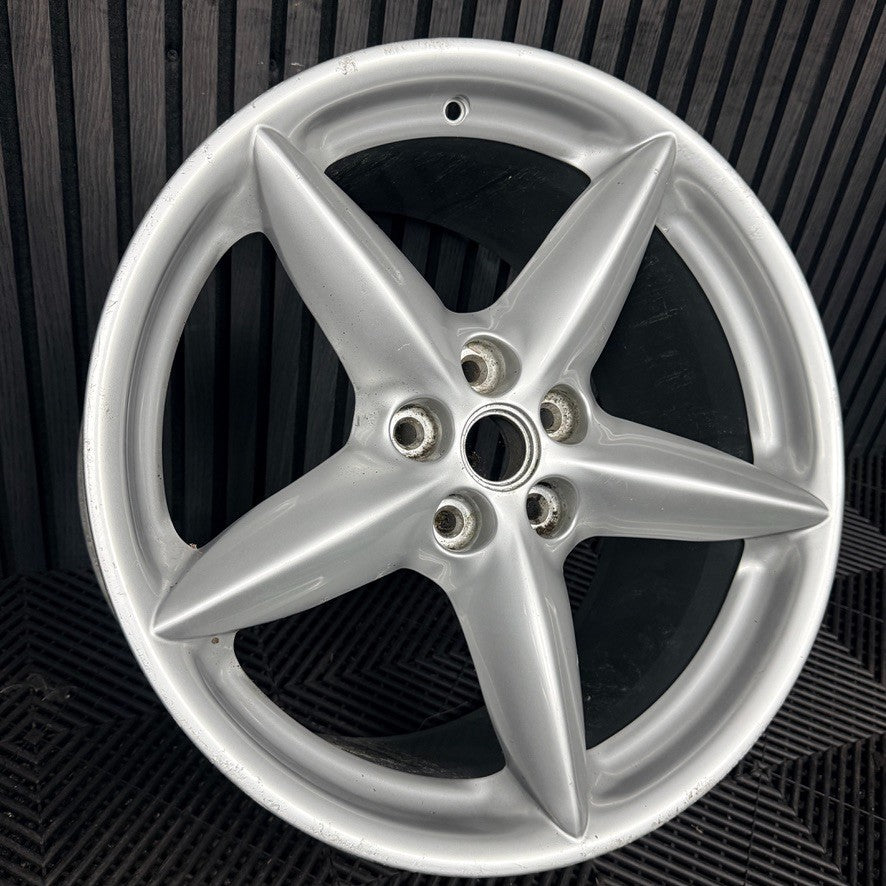1X 18'' Ferrari 360 Modena Spider Alloy Wheel 5 Spoke Single Rear 164175 Genuine
