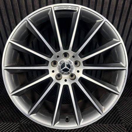 1X 20'' Mercedes AMG CLS Grey Alloy Wheel Rear W257 A2574012000 Genuine