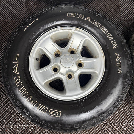 16'' Land Rover Defender Boost 5 Spoke Wheels Tyres L316 Genuine