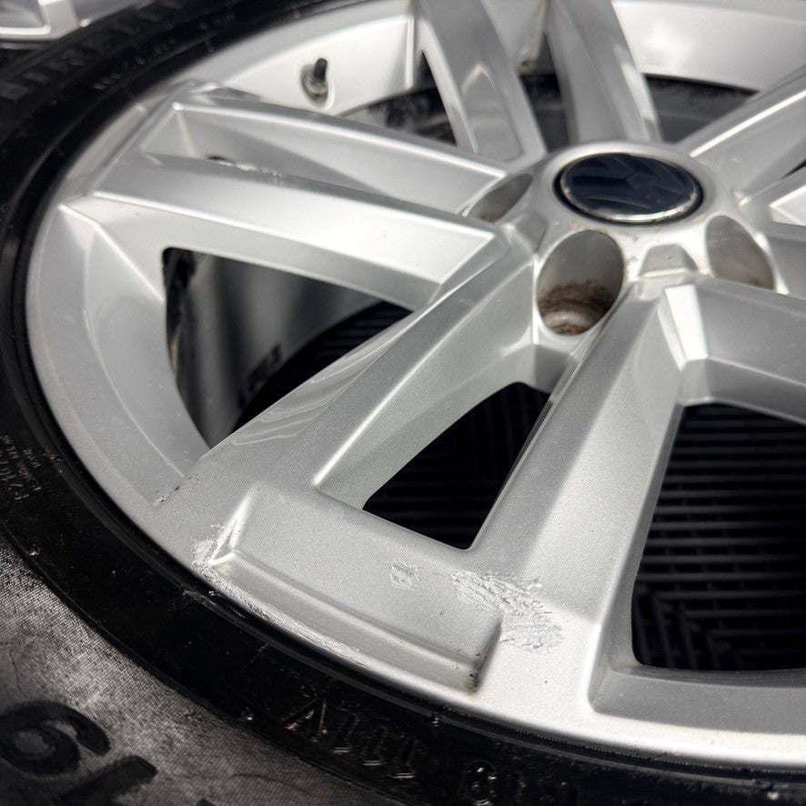 19" VW Amarok Cantera Silver Alloy Wheels Tyres Alloys 2H0601025AD Genuine